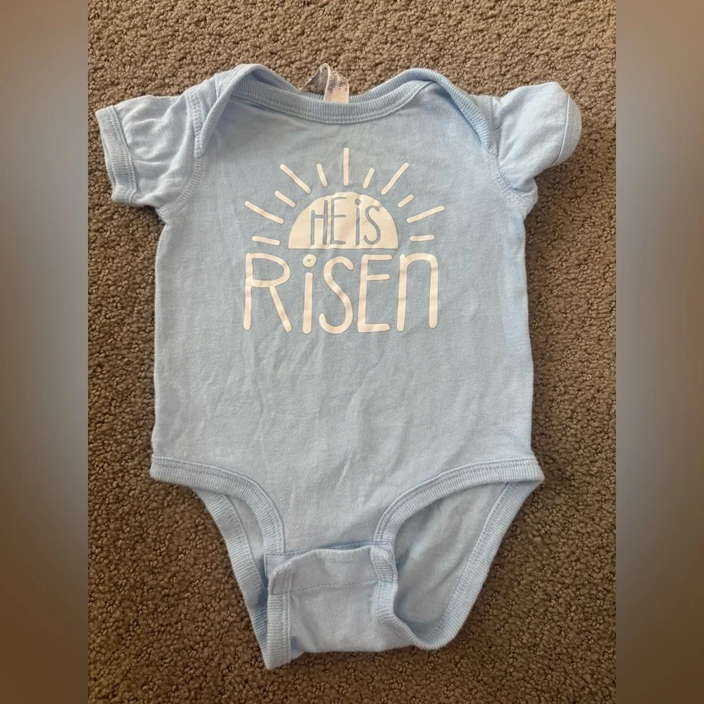 Blue Baby 6 Month Onesie - 